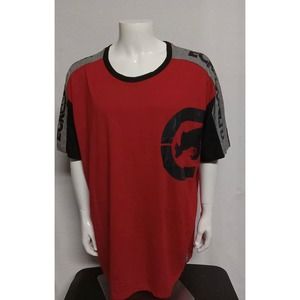 "Ecko Unltd Men's Black Red Short Sleeve T-Shirt - 2XL 169"